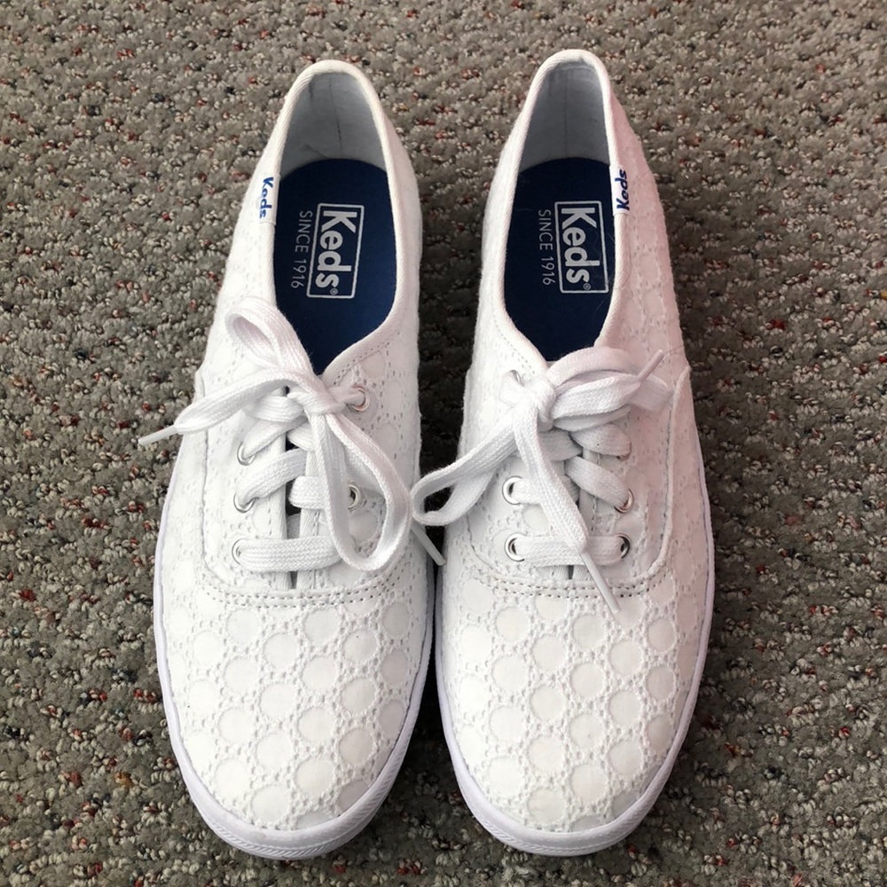 New Keds Champion Eyelet White 6 1/2